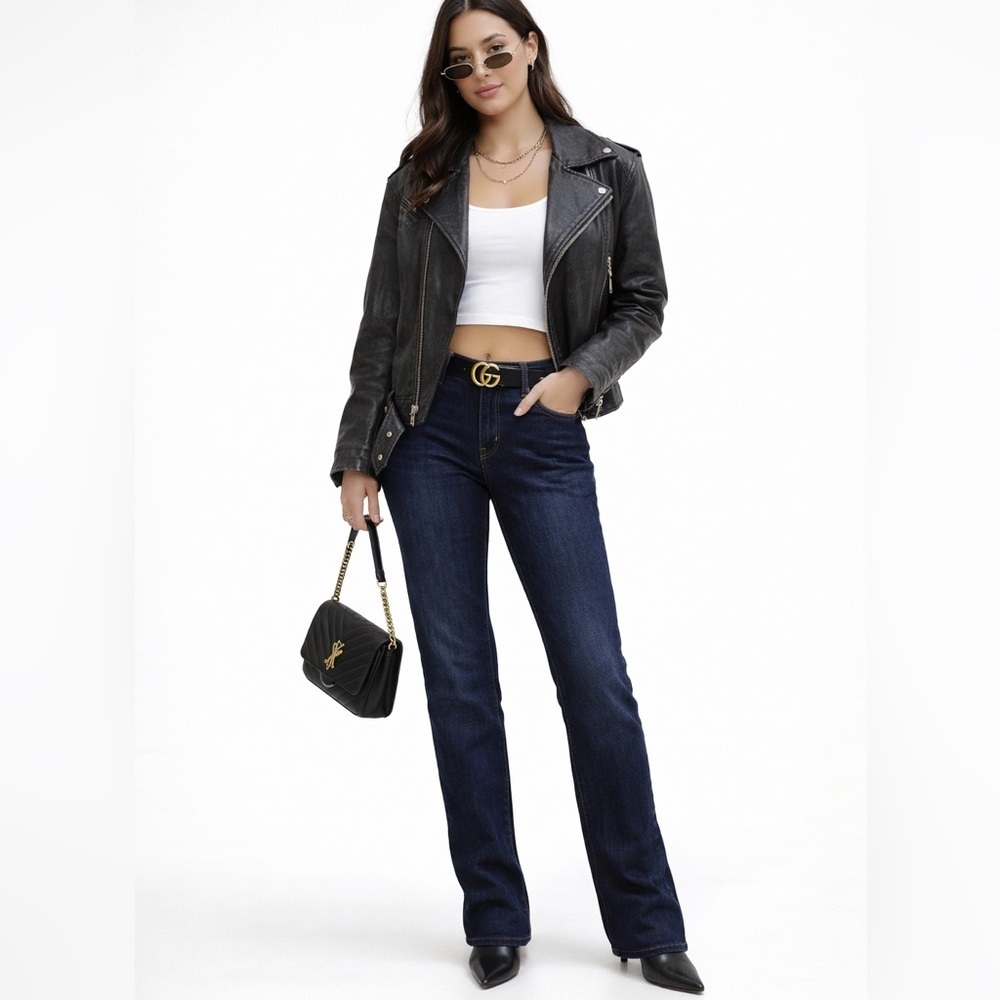 Joe's Jeans NWT The Starlet Slimleg Bootcut Dark Blue Straight Leg Women's Jeans